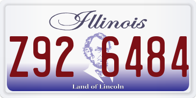 IL license plate Z926484