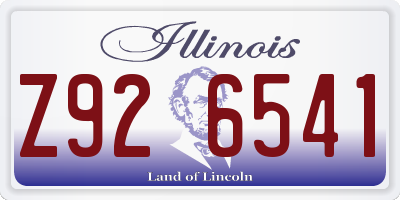IL license plate Z926541