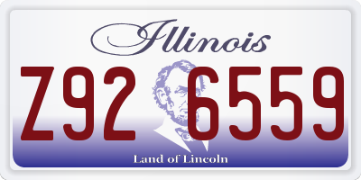 IL license plate Z926559