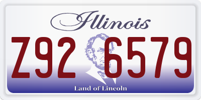 IL license plate Z926579