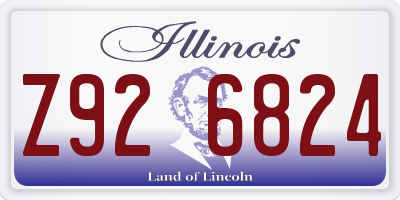 IL license plate Z926824