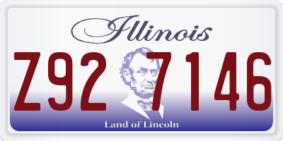 IL license plate Z927146