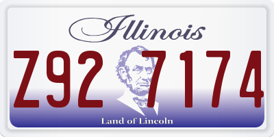 IL license plate Z927174
