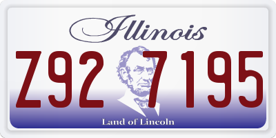 IL license plate Z927195