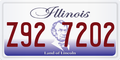 IL license plate Z927202