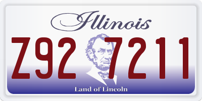 IL license plate Z927211