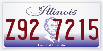IL license plate Z927215
