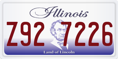 IL license plate Z927226
