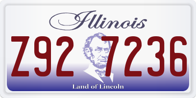 IL license plate Z927236