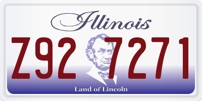 IL license plate Z927271