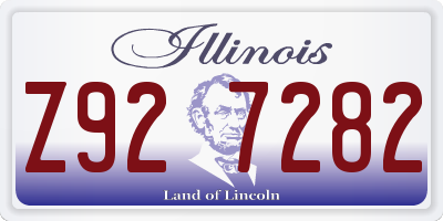 IL license plate Z927282