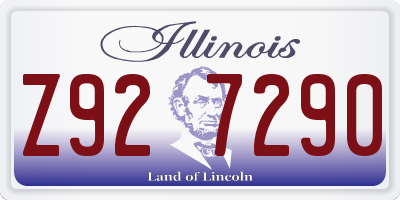 IL license plate Z927290
