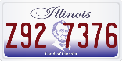 IL license plate Z927376