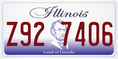 IL license plate Z927406