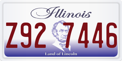 IL license plate Z927446