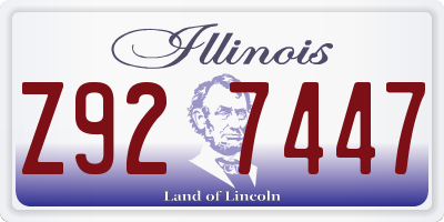 IL license plate Z927447