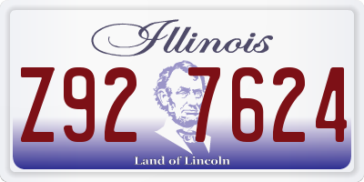 IL license plate Z927624