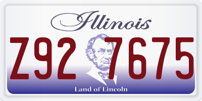 IL license plate Z927675