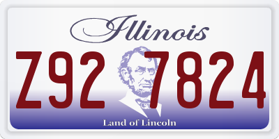 IL license plate Z927824