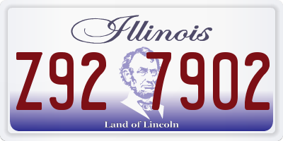 IL license plate Z927902