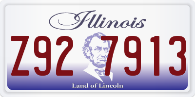 IL license plate Z927913