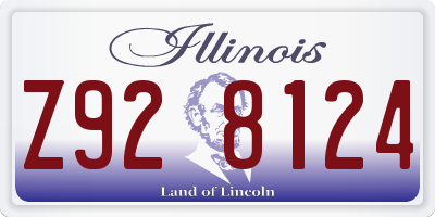 IL license plate Z928124