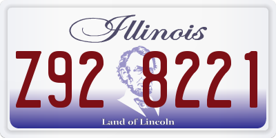 IL license plate Z928221