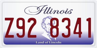 IL license plate Z928341