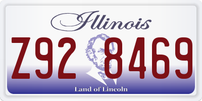 IL license plate Z928469