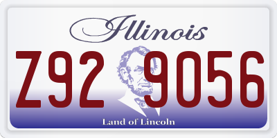 IL license plate Z929056