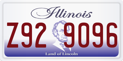 IL license plate Z929096