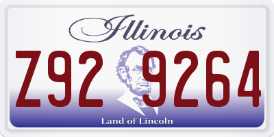IL license plate Z929264