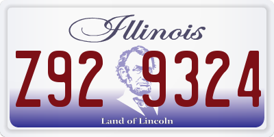 IL license plate Z929324