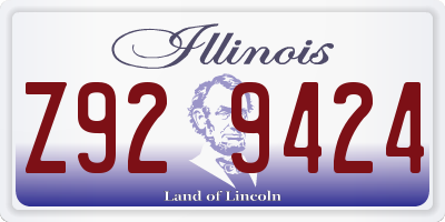 IL license plate Z929424