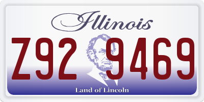 IL license plate Z929469