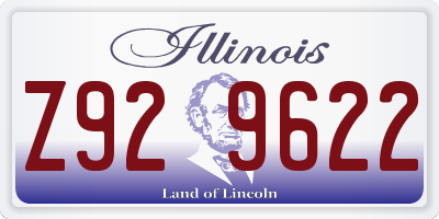 IL license plate Z929622