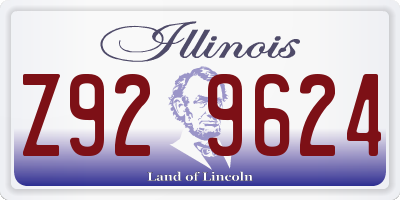 IL license plate Z929624