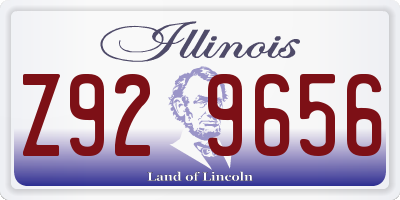 IL license plate Z929656