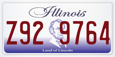 IL license plate Z929764