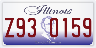 IL license plate Z930159