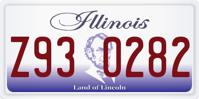 IL license plate Z930282