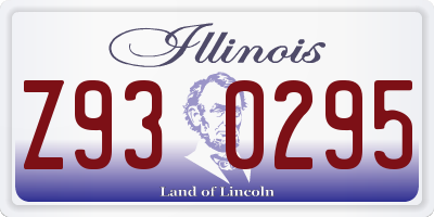 IL license plate Z930295