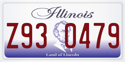 IL license plate Z930479