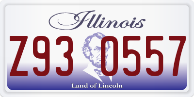 IL license plate Z930557