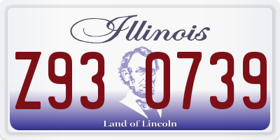 IL license plate Z930739