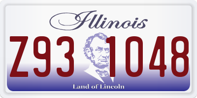 IL license plate Z931048