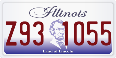 IL license plate Z931055