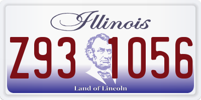 IL license plate Z931056