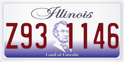 IL license plate Z931146