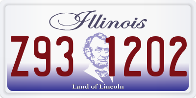 IL license plate Z931202